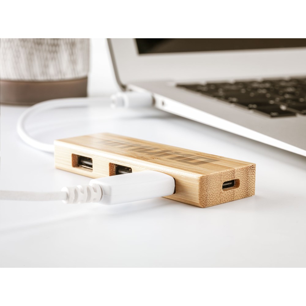 Bamboo USB Hub