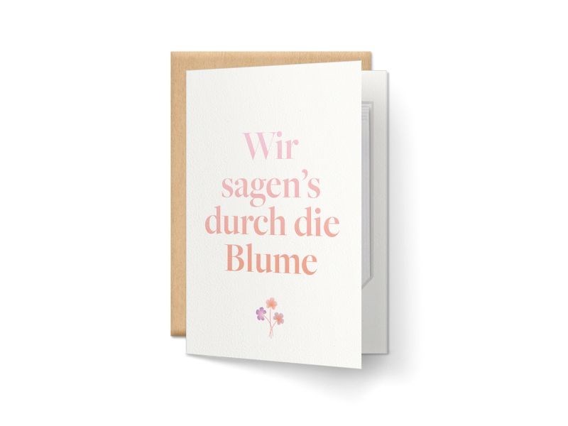 PlantCard A7-Samenklappkarte (Chromo Karton) - Saat nach Wahl