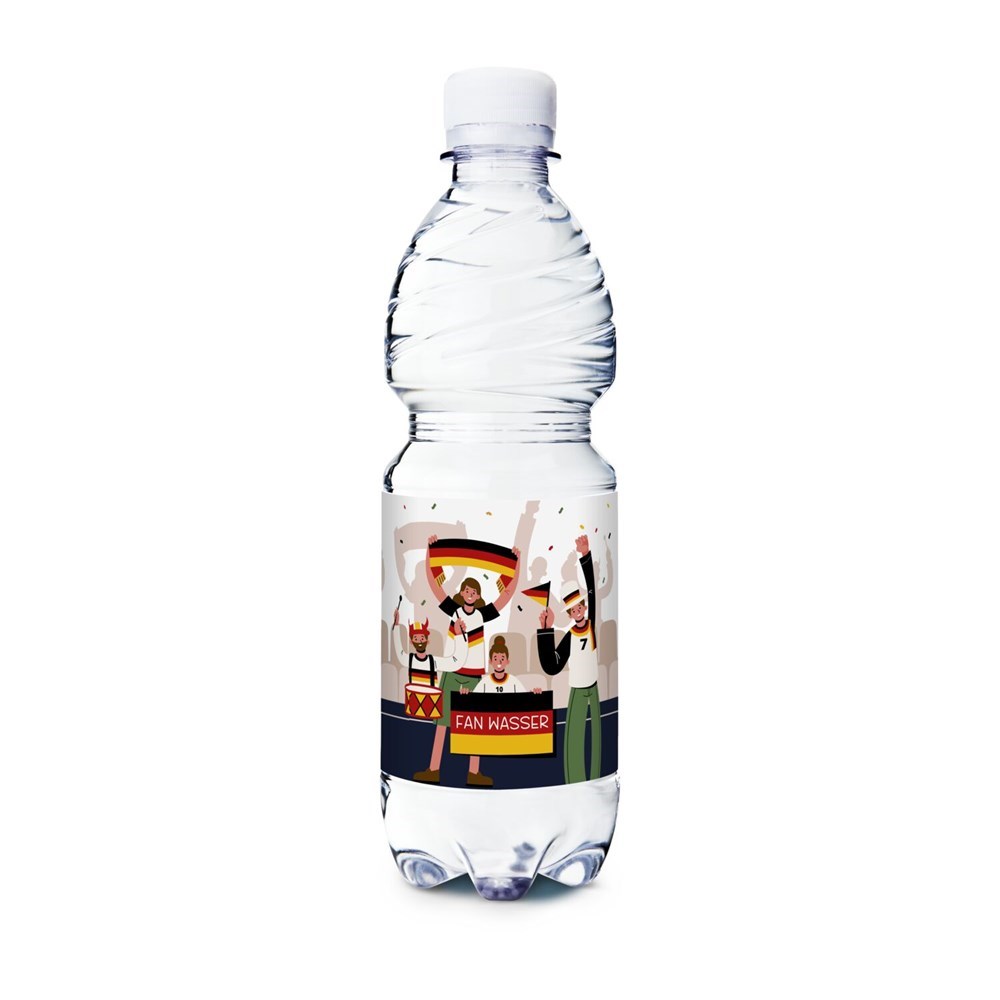 500 ml PromoWater - Mineralwasser, still, Hergestellt in Deutschland - Folien-Etikett