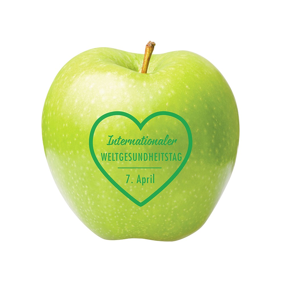 Apfel grün "Weltgesundheitstag“