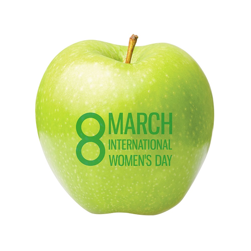 Apfel grün 8 March "International Women`s Day"