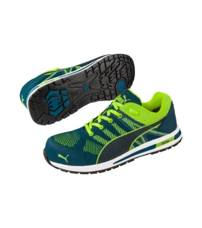 Die Halbschuhe Herren Elevate Knit Green Low grün