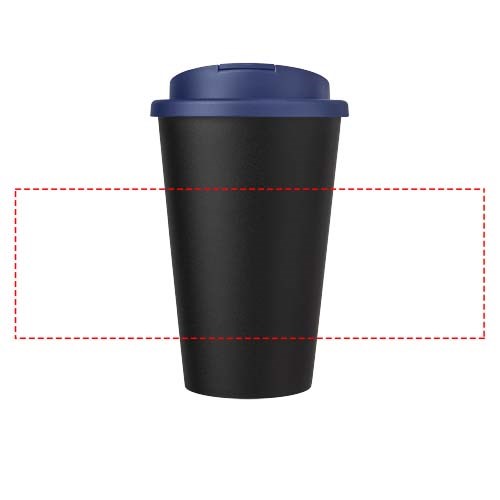 Americano® Eco 350 ml recycelter Becher mit auslaufsicherem Deckel