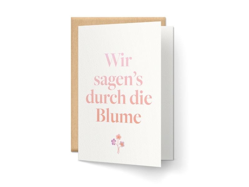 PlantCard A6-Samenklappkarte (Chromo Karton) - Saat nach Wahl