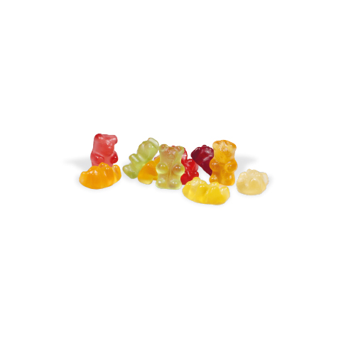 Werbe Fruchtgummi Paperbox mit Einleger
